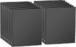 CIXILDTS 1-inch 3 Ring Binder with 2 Interior Pockets, 1'' Basic Binders Holds US Letter Size Paper - Durable, Versatile Binders for Office and School Use, 12 Pack, Balck (12-Pack, Black, 1")
