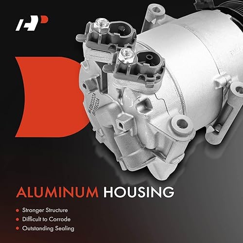 Miniatura 3 de A-Premium Compresor A/C con embrague compatible con Ford Fiesta 1.6L 2014-2019, Fiesta Ikon 1.6L 2014-2015