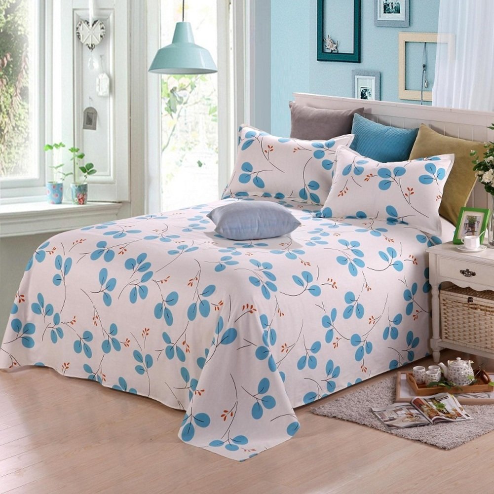 Linge de lit en sergé de coton matelassé chaud 200x230cm, finitions haut de gamme