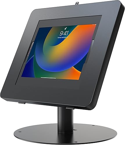 Soporte de punto de venta al por menor para iPad de alta calidad, soporte para quiosco de tableta CTA con rotación de 360 grados y bloqueo para