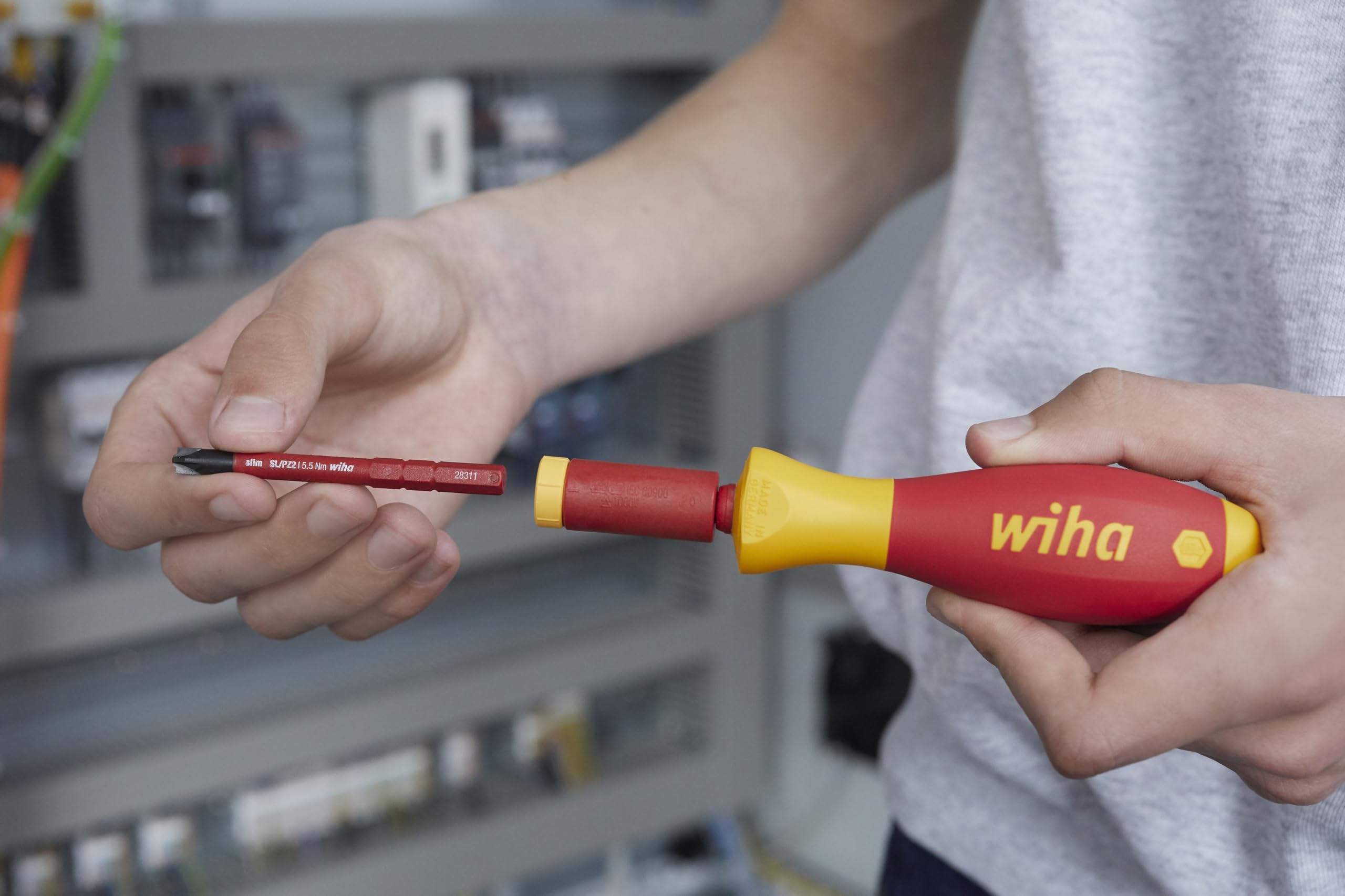 Wiha Drehmoment easyTorque Adapter electric für slimBits und slimVario® Halter 1,2 Nm (46402)