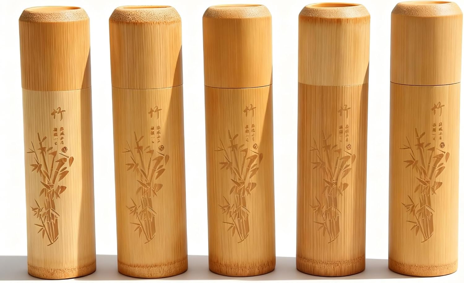 Small Bamboo Scattering Urn Tube, Ashes Biodegradable Scattering Cremation ECO Biodegradable Friendly Mini Spreading Cremation for Human Ashes Pet Dog Cat Ashes