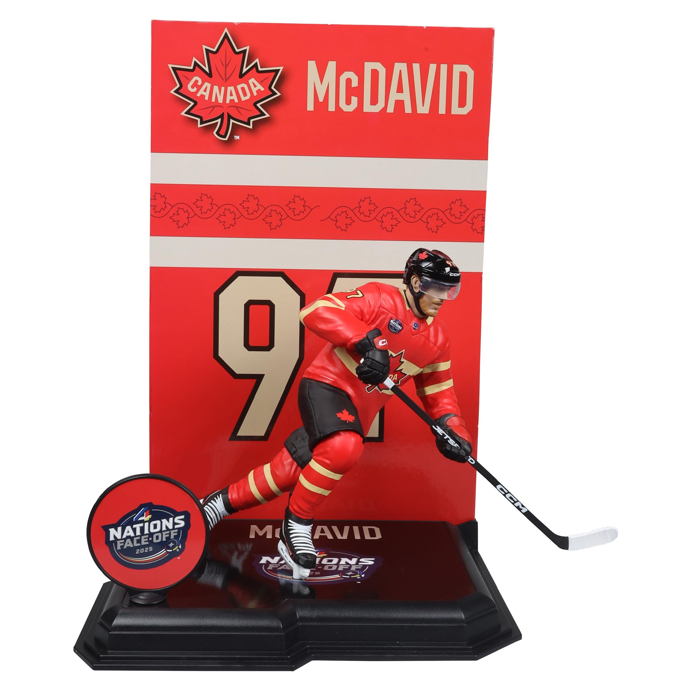Amazon.com: McFarlane Toys - Connor McDavid (Team Canada) NHL 7in