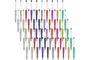 50Pcs Beaded Pens, Diy Cute Beaded Ballpoint Pen