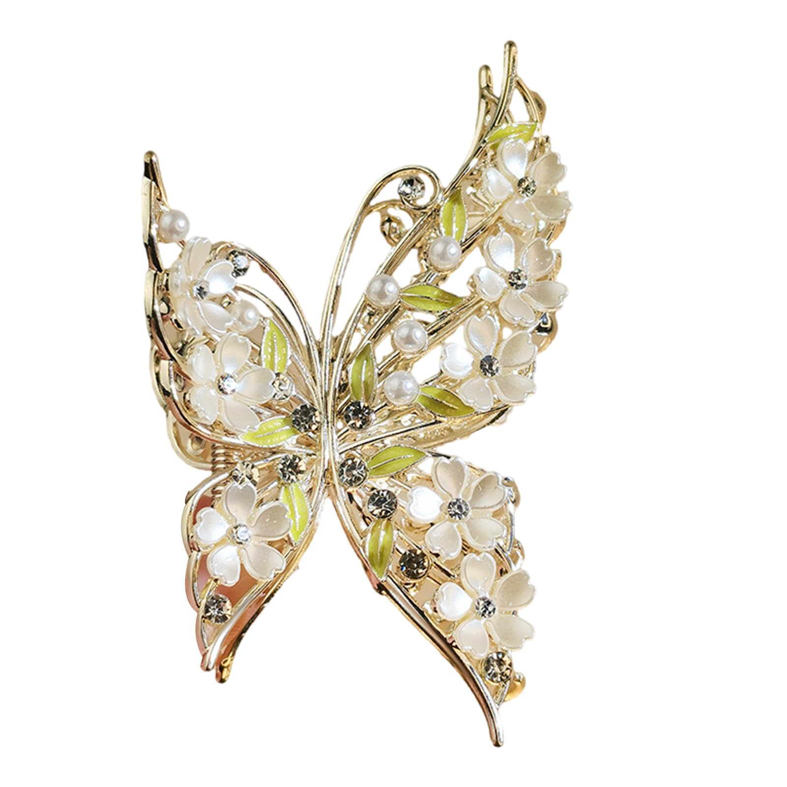 YUXITA Sweet And Edgy Metal Butterfly Hair Clip With Secure Spring Grip Hair Accessory Metal Barrettes For Women Girls