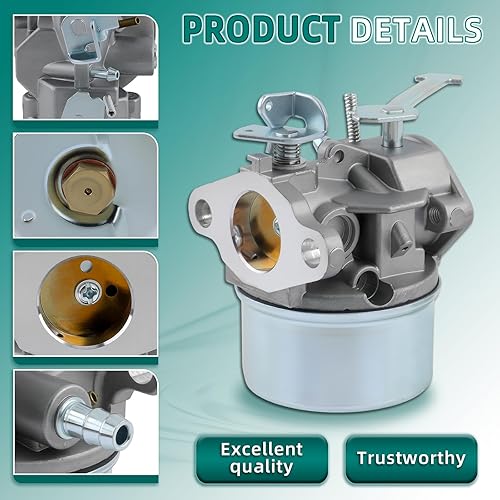 Miniatura 4 de AUTOKAY Nuevo kit de soplador de nieve de carburador para Tecumseh 3HP 2 ciclo Toro Sears Craftsman MTD