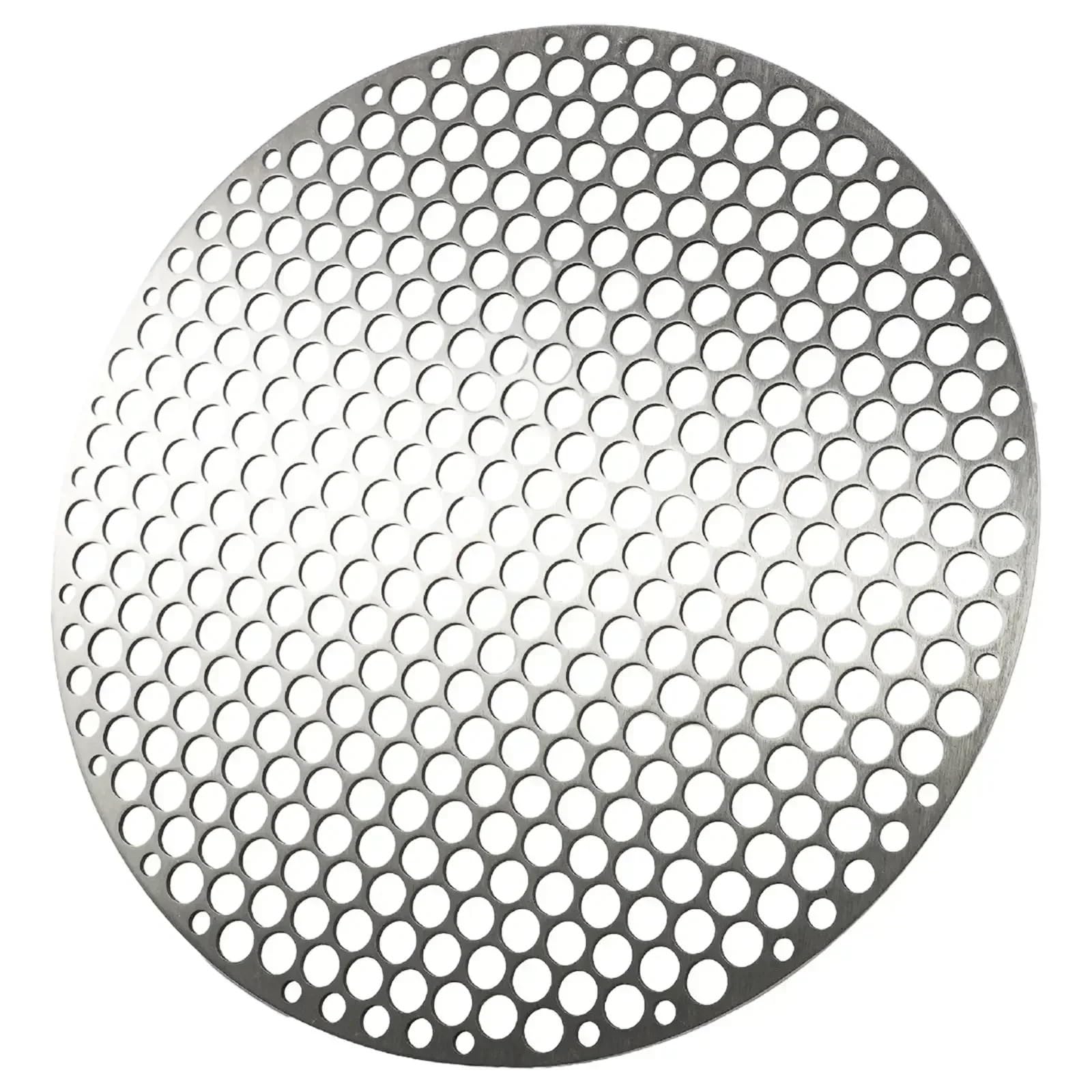 Rejilla de Malla metálica Redonda for Barbacoa Acero Inoxidable 18-30 cm, Ideal for Camping, Picnic, Utensilios Cocina y Accesorios para Barbacoa(22CM)