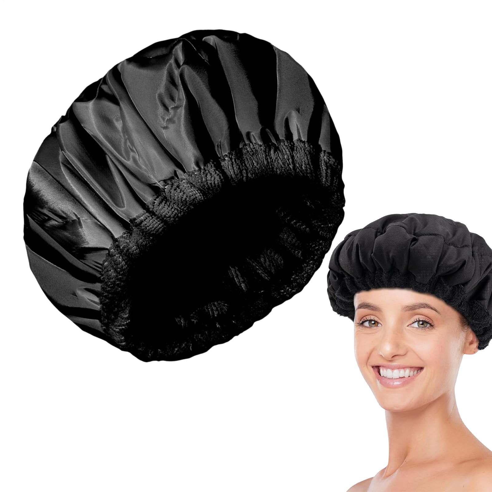 Cuffia di cura rivitalizzante in profondità, cappuccio termico senza fili, protezione termica uniforme