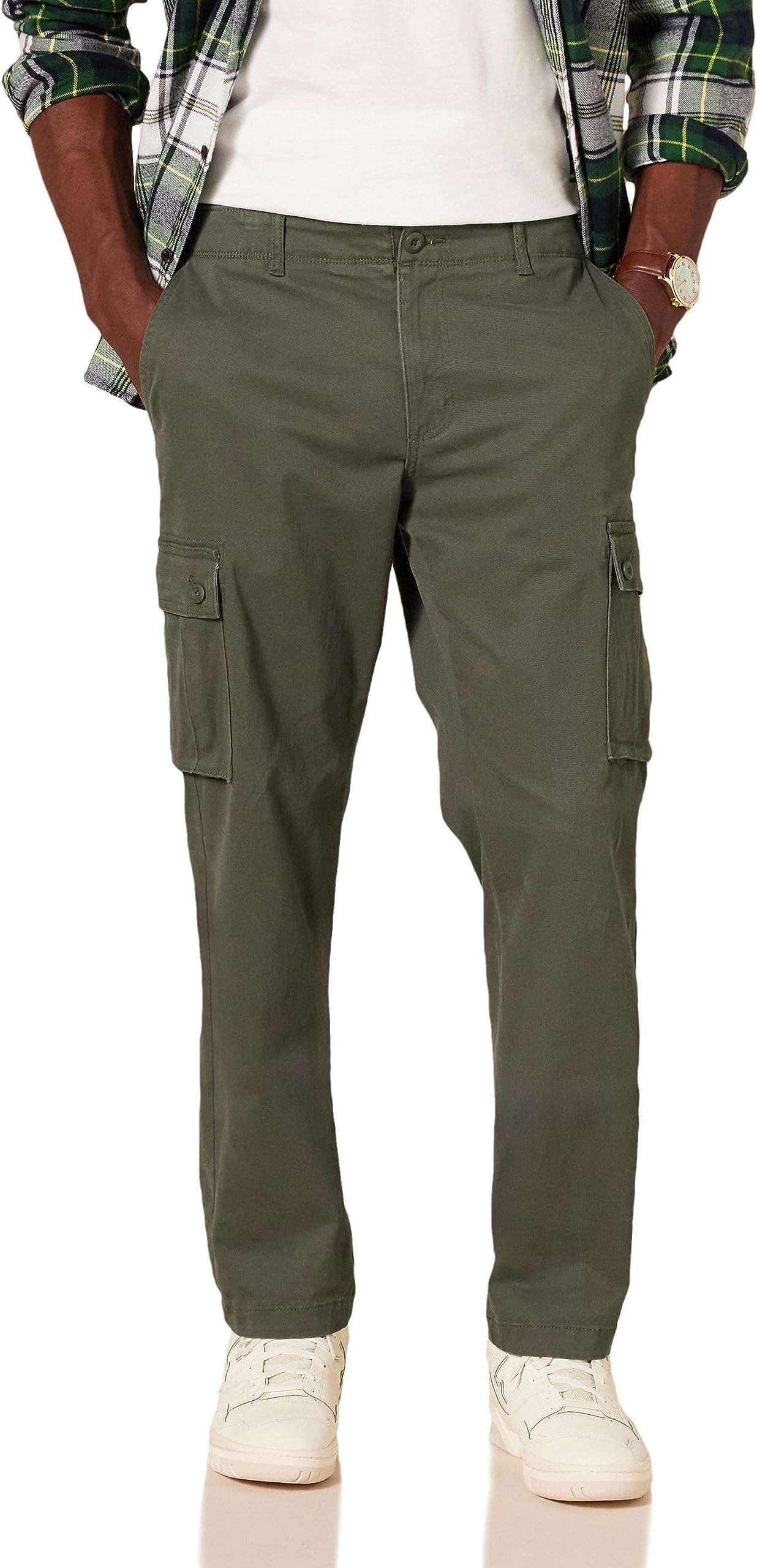 Men's Straight-Fit Stretch Cargo Pant (Available in Big & Tall)