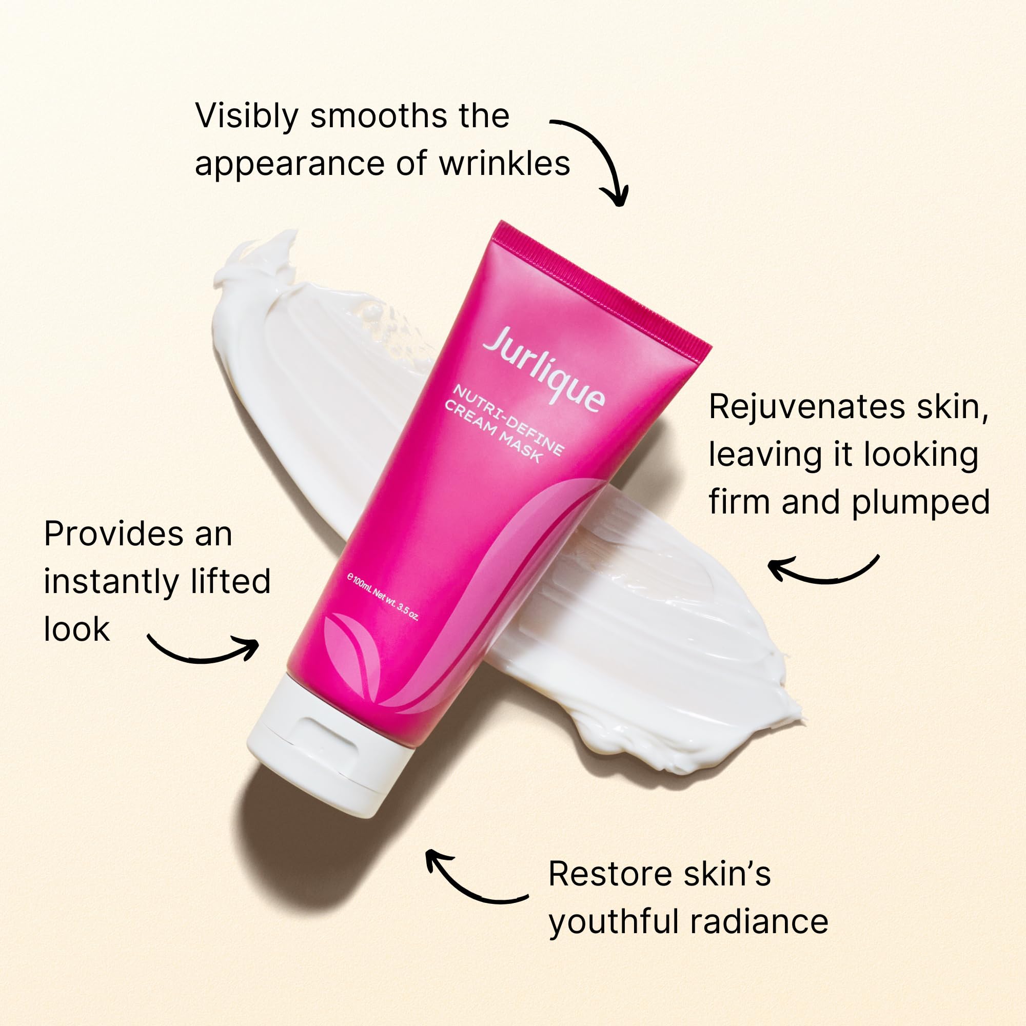 Jurlique Nutri-Define Cream Mask 100ml | Hydrating Face Mask | For All Skin Types Including Dry, Oily & Sensitive Skin| Beauty Skincare Products for Women/Men | Australian Made