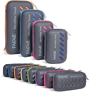 Produtos para praia BAGAIL Toallas de viagem de Microfibra, Toallas de Campamento, Toallas de baño