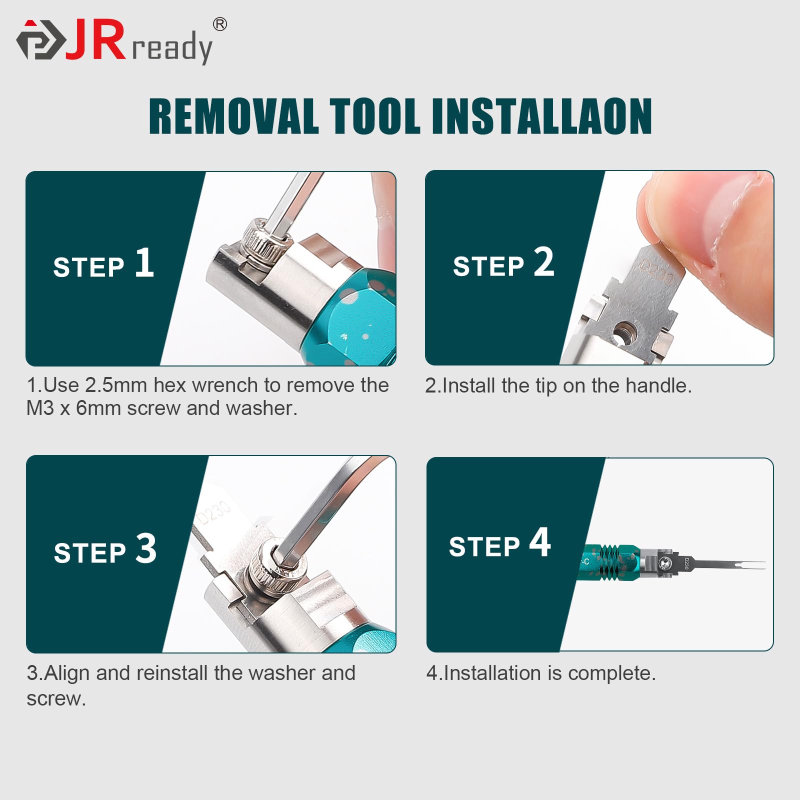 JRready ST5255-05 Pin Extractor Tool Set, Terminal Removal Tool - View #8