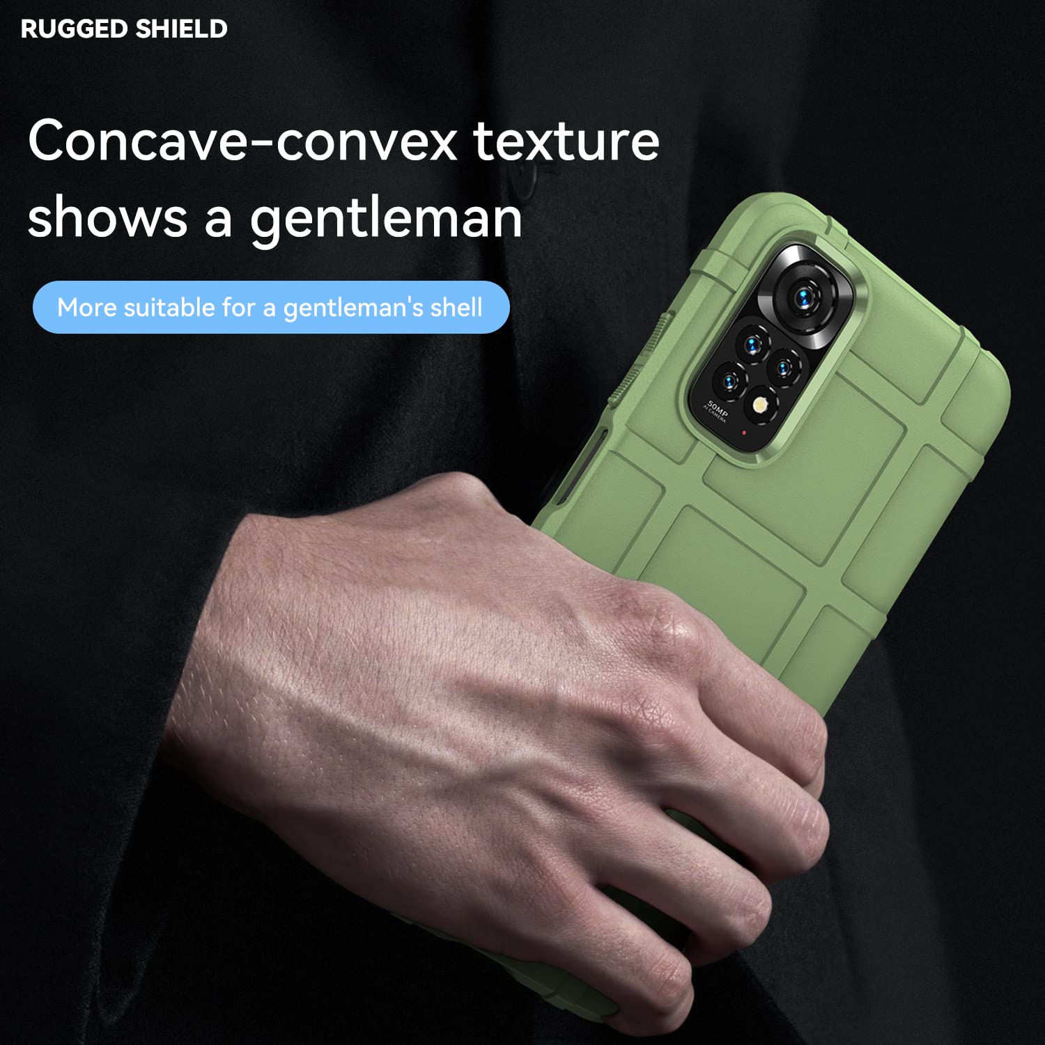 LENGRACE Cover per Redmi NOTE 11S 4G/Redmi NOTE 11 4G Morbida Silicone Custodia,Full Body Protettiva Case per Redmi NOTE 11S 4G/Redmi NOTE 11 4G Antiurto TPU Custodia-Bianco