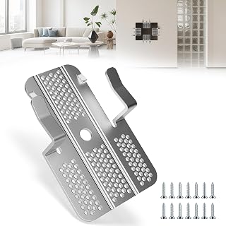 ViewKurM 52 Pack 1/2 Inch Drywall Repair Clips - Easy Solo Install Metal Patch Kit for Walls, Sheetrock & Ceilings, Beginner-Friendly