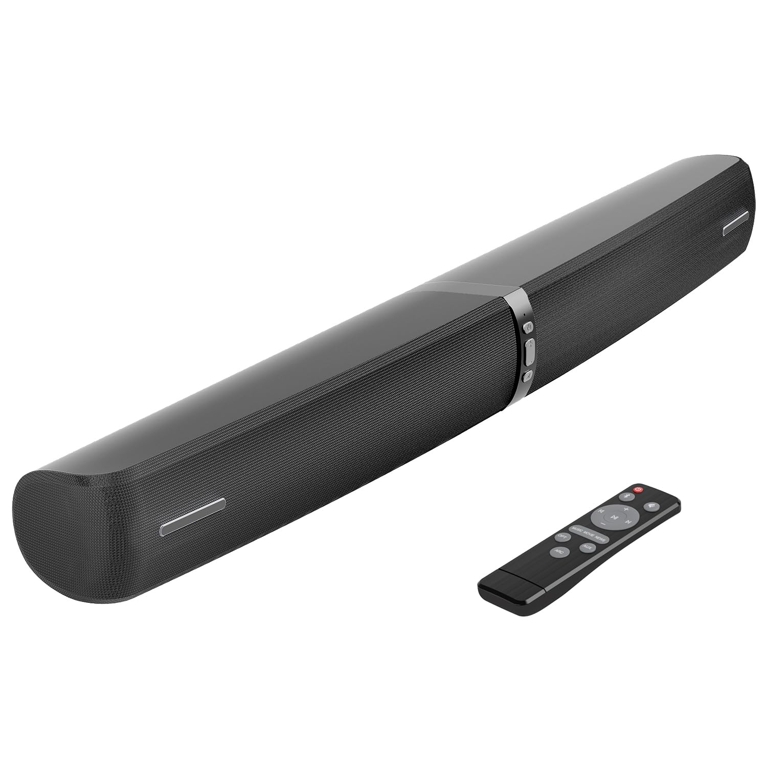 Soundbar für TV Geräte, 2-in-1 Trennbare Tower-Lautsprecher mit Bluetooth 5.3/HDMI-ARC/Optisch/AUX – Wandmontagefähige Home Cinema Sound bar mit Surround-Sound für PC/Gaming/Projektoren (Black) 1Pcs