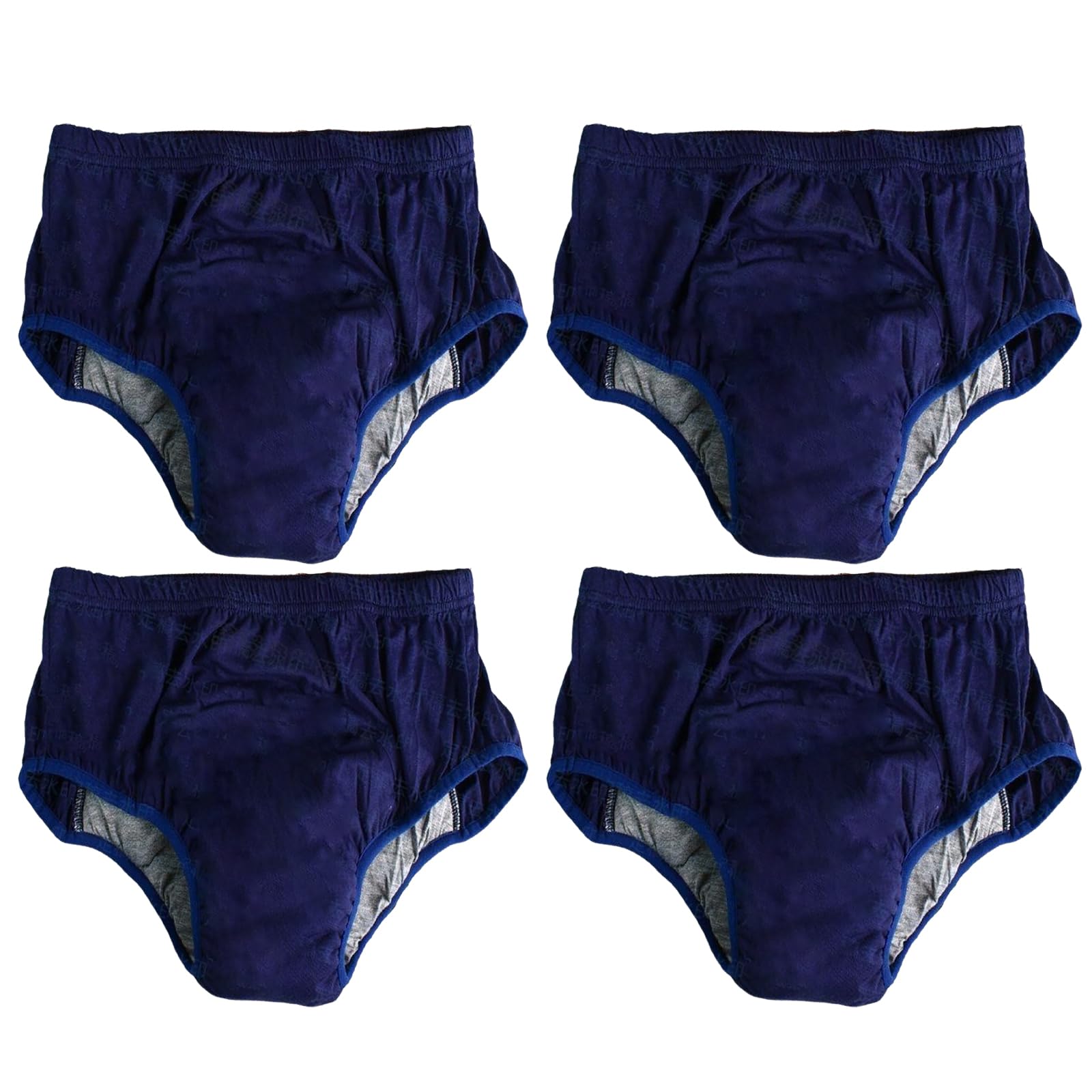 Pantalones Incontinencia para Adultos Hombre y Mujer, Reutilizable Calzoncillo Adultos de Incontinencia Lavables Bragas A Prueba de Fugas para Incontinencia,Dark Blue,XL
