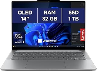 Lenovo Yoga Pro 7 14IAH10 – 14 Inch Ultrathin Laptop 3K OLED 120Hz Touch (Intel Arrow Ultra 9H, 32GB RAM, 1TB SSD, Intel A…
