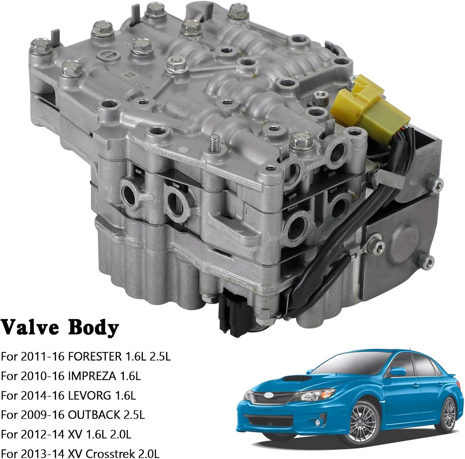 Bruce & Shark TR580 CVT Transmission Complete Valve Body Compatible with Subaru FORESTER 1.6L 2.5L 2011-2016,for IMPREZA 1.6L 2010-2006,for OUTBACK 2.5L 2009-2006,Re#31825AA050, 31825AA052, 31825AA051