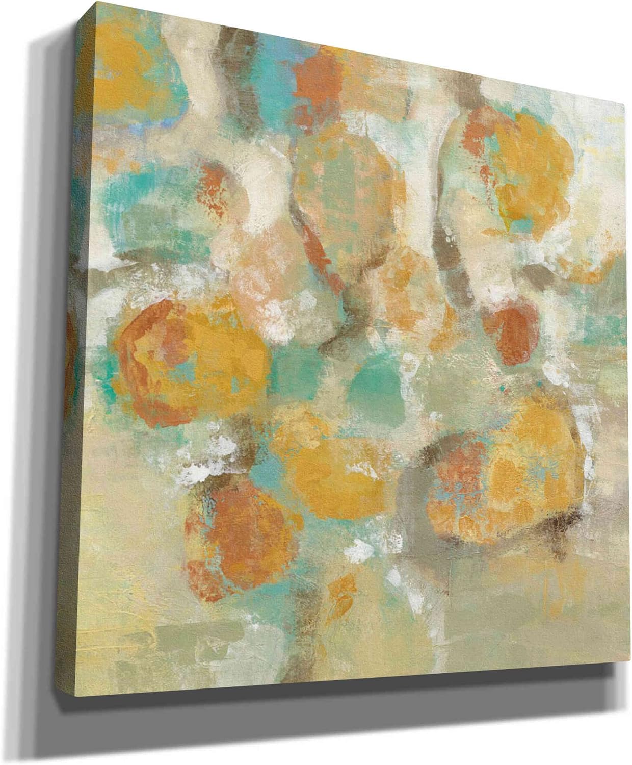 Epic Graffiti 'Sunshine Reflections' by Silvia Vassileva, Canvas Wall Art, 12"x12"
