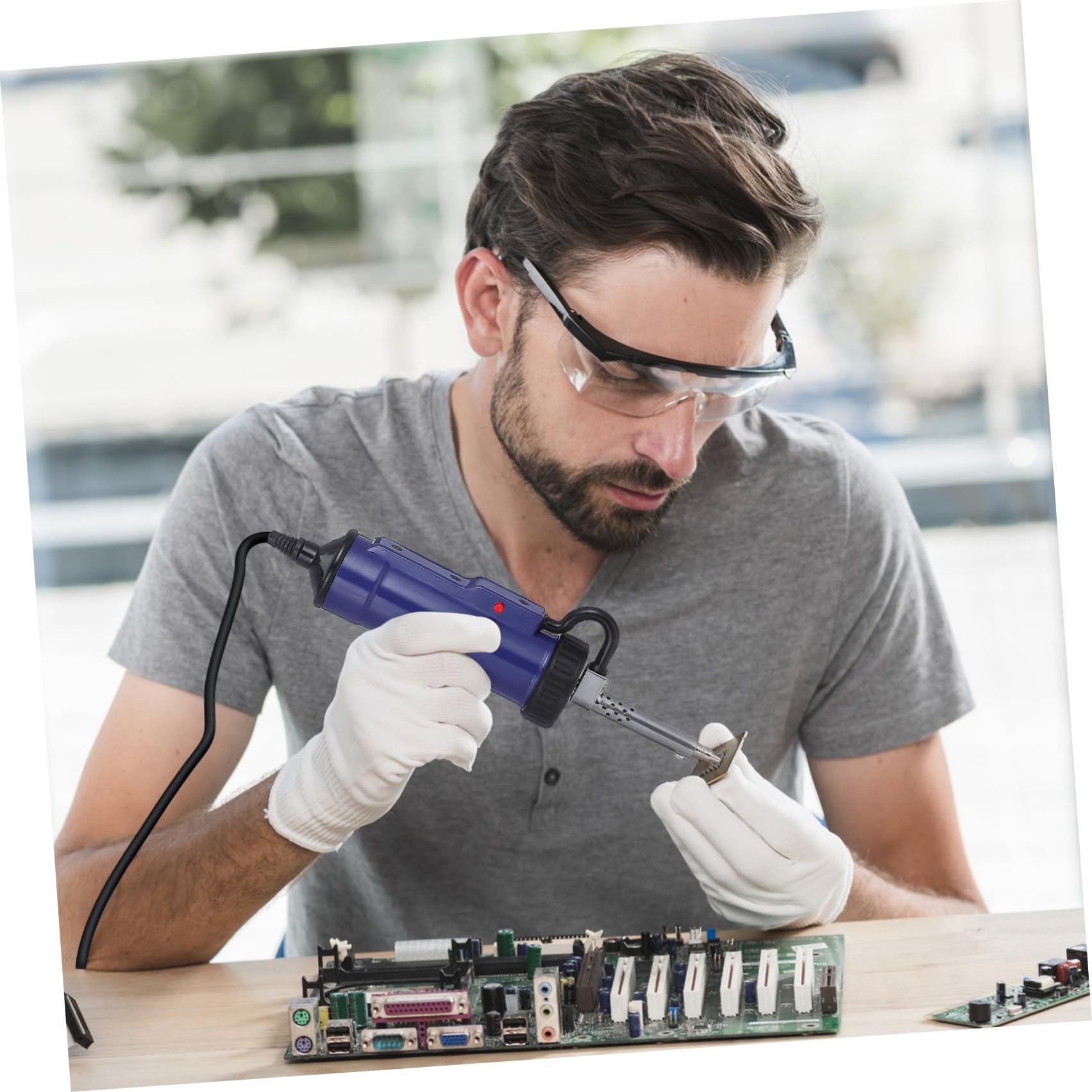 Pompe à Dessouder Électrique 350w Ac220 pour Maintenance Électronique