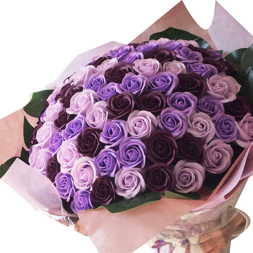 ソープフラワー　薔薇　花束　108本 バラ 花束 108本 花 ソープフラワー バラ 花束 108本 そのまま飾れる