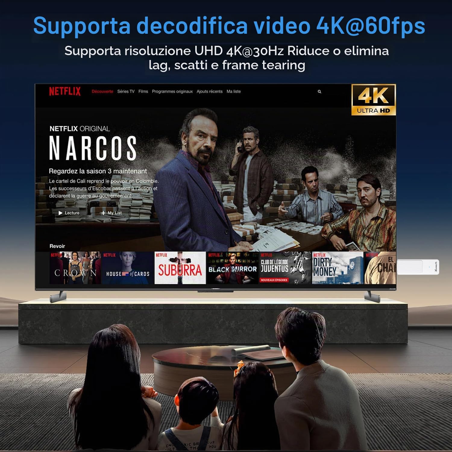 4K Android TV Stick 14.0, 2026 Mini TV Stick 2 GB di RAM 16 GB di ROM Ultra HD CPU RK3518 Supporta Wi-Fi 6 2.4G/5G Bluetooth 5.0 USB HDR10 Smart TV Box con Telecomando vocale Bluetooth - Bianco