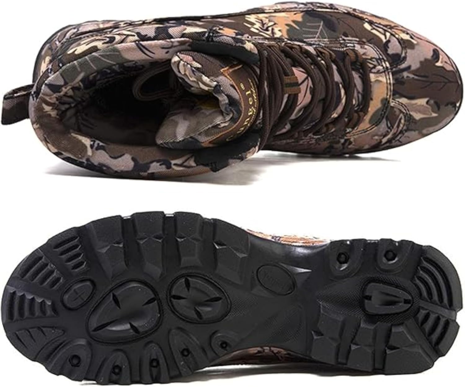Men's Hunting Boot 8-INCH Camouflage Timber Waterproof Hunter Shoes Forest Boots Jungle Anti-Slip Lightweight Breathable Durable Fishing Hiking Working Field Hunting