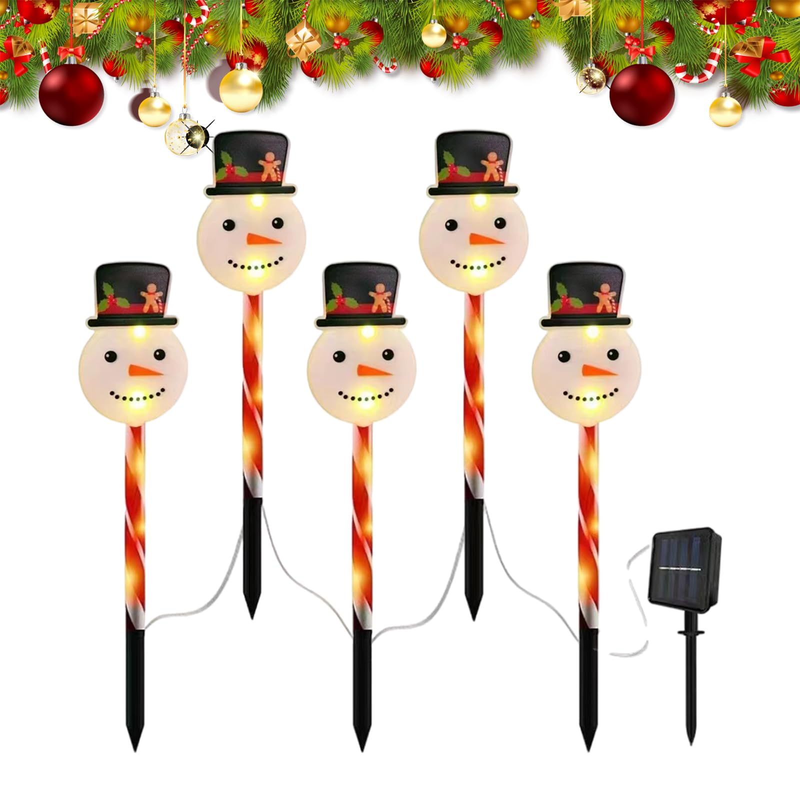 Lumière de Noël solaire en corde pour décorer vos fêtes