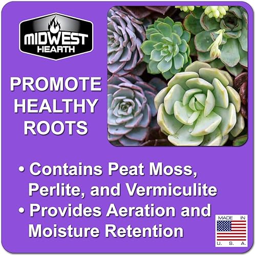 Miniatura 3 de Mezcla natural de tierra para macetas para suculentas de cactus (hecha en Estados Unidos) (8 cuartos de galón)