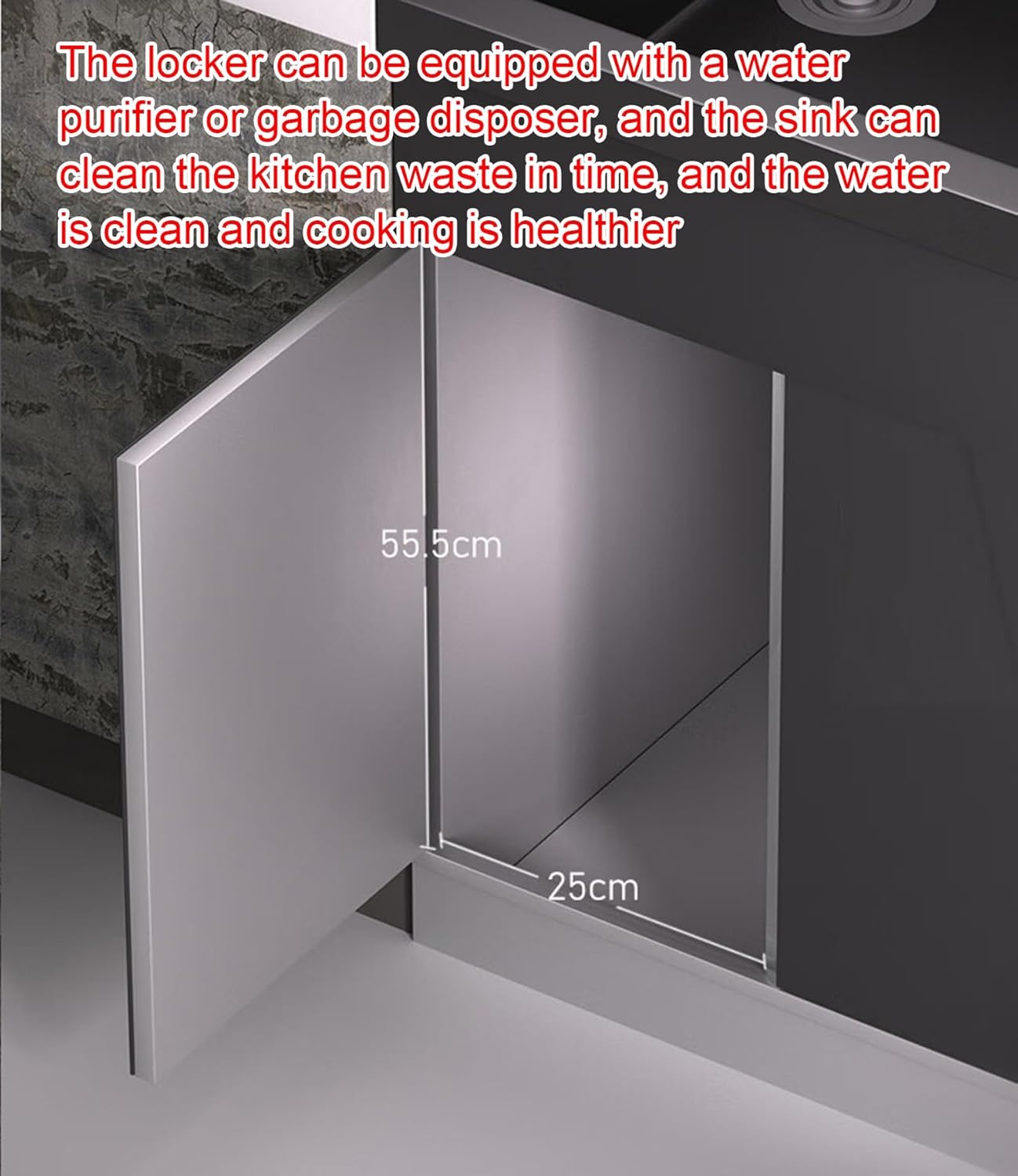 Multifunctional Integrated Sink Dishwasher Combo, Built-in Kitchen Dishwasher, 13 Place Settings Capacity, 900mm Wide (H800 x W900 x D600mm)