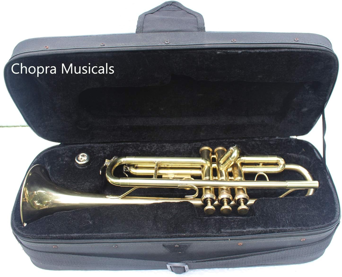 Chopra 3 Valve Bb Pitch Trumpet with Case Mouthpiece