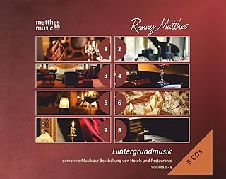 Hintergrundmusik,Vol.1-8-Gemafreie Musik (8 Cds)