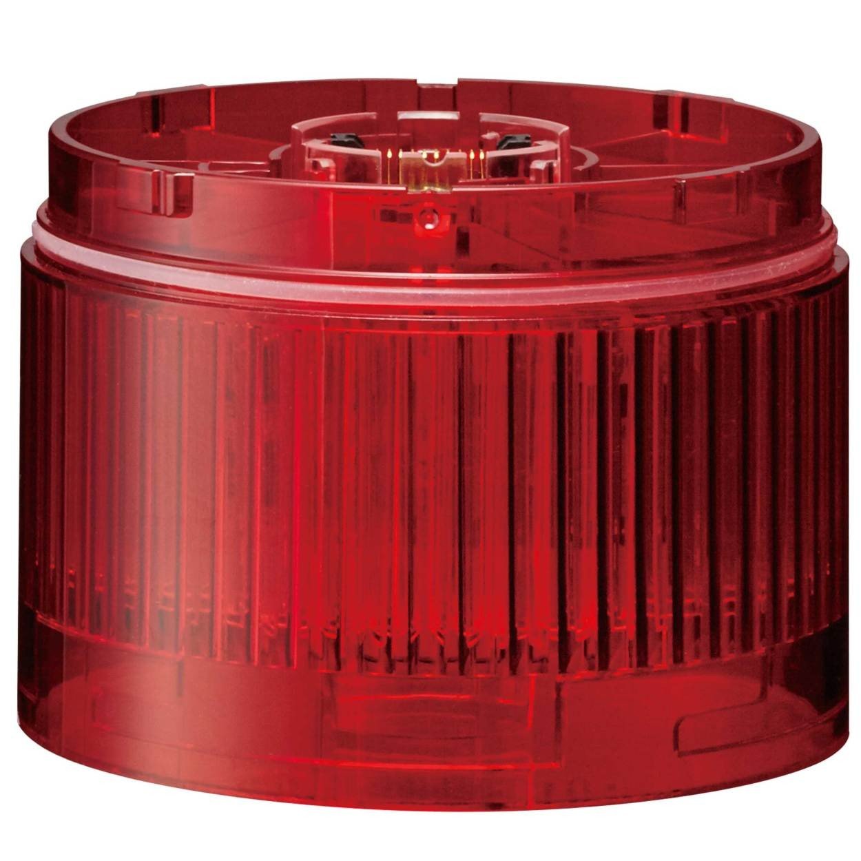 PATLITE LR7-E-R 24 VDC, 70 MM, for USE with Signal Tower, Indoor USE, IP65, LED Module, RED, Stackable Light, Upright MOUNTING Direction