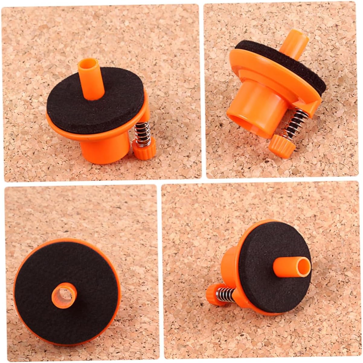 Hemoton Orange Cymbal Seat Support for Drum Cymbal Stand Accessory