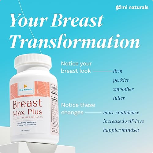 Miniatura 2 de KIMI Naturals Breast Max Plus - Píldoras de mejora de senos l Suplemento potenciador para un crecimiento rápido y busto más grande, fórmula de