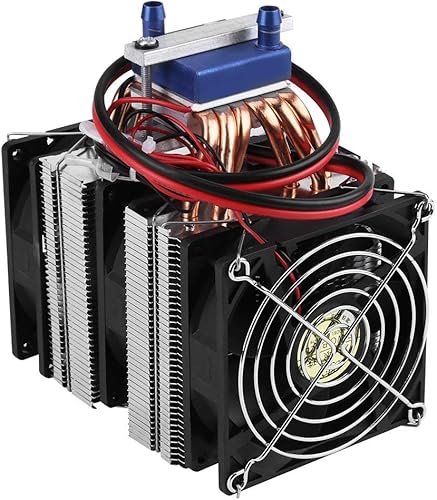 Miniatura 6 de DC 12V Enfriador termoeléctrico Peltier Sistema semiconductor Refrigeración Enfriador de agua Dispositivo de enfriamiento para peces (180W para 40L)