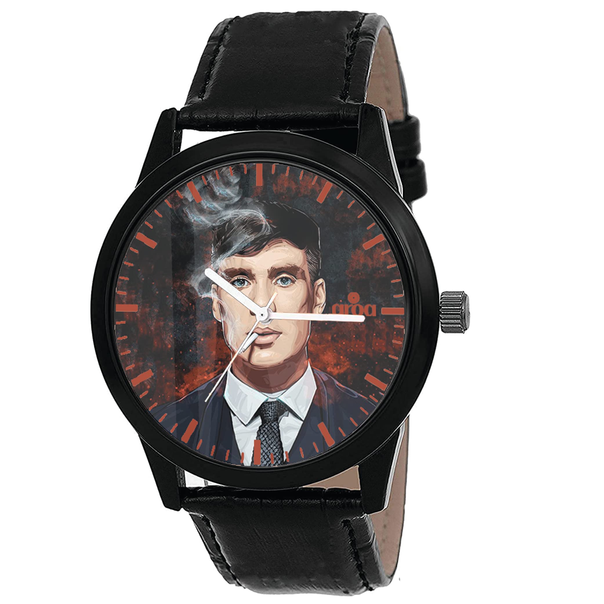 AROA Watch New Watch for Tommy Shelby Peaky Blinders Black Metal Type Analog Black Strap Watch Black Dial for Men Stylish Watch for Boys (B0C1N22W8Z) Amazon Price History, Amazon Price Tracker