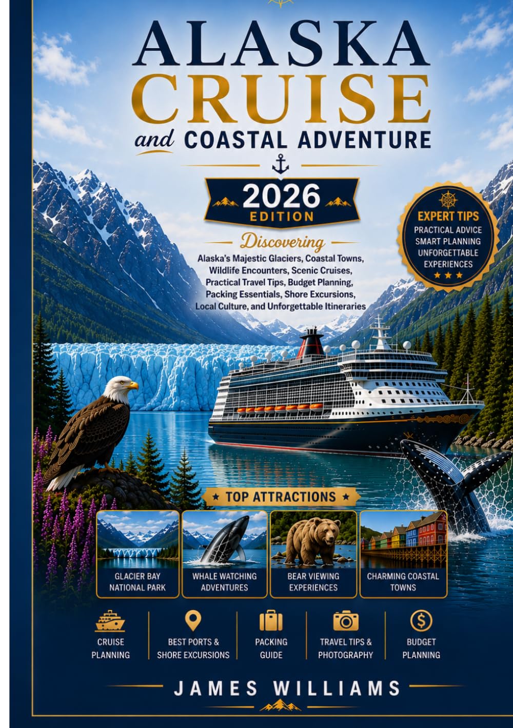 Alaska Cruise and Coastal Adventure 2026: Discovering Alaska's Majestic Glaciers,Coastal Towns,Wildlife Encounters,Scenic Cruises,Practical Travel ... Local Culture, and Unforgettable Itineraries