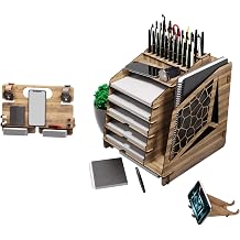 KUK Design VoronoiXL Ofis Masa st  Organizer Seti A4 Evrak Raf  Pembe