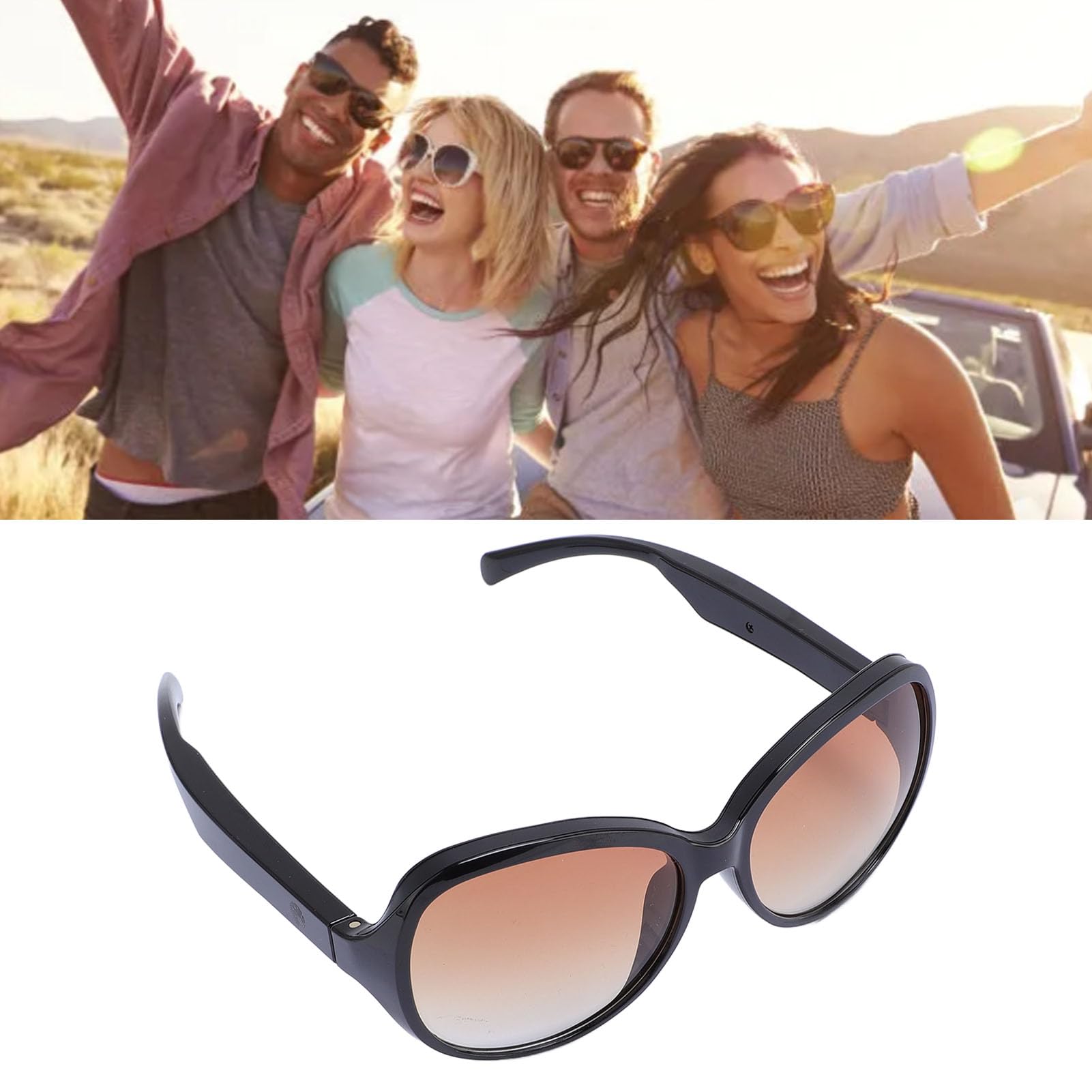 Gugxiom Occhiali Intelligenti, Lenti a Filtro a Luce Blu, Bluetooth 5.3, Audio e Microfono, Tocco Intelligente, Suono Chiaro Aurico Gugxiom Occhiali Intelligenti, Lenti a Filtro a Luce Blu, Bluetooth 5.3, Audio e Microfono, Tocco Intelligente, Suono Chiaro Aurico