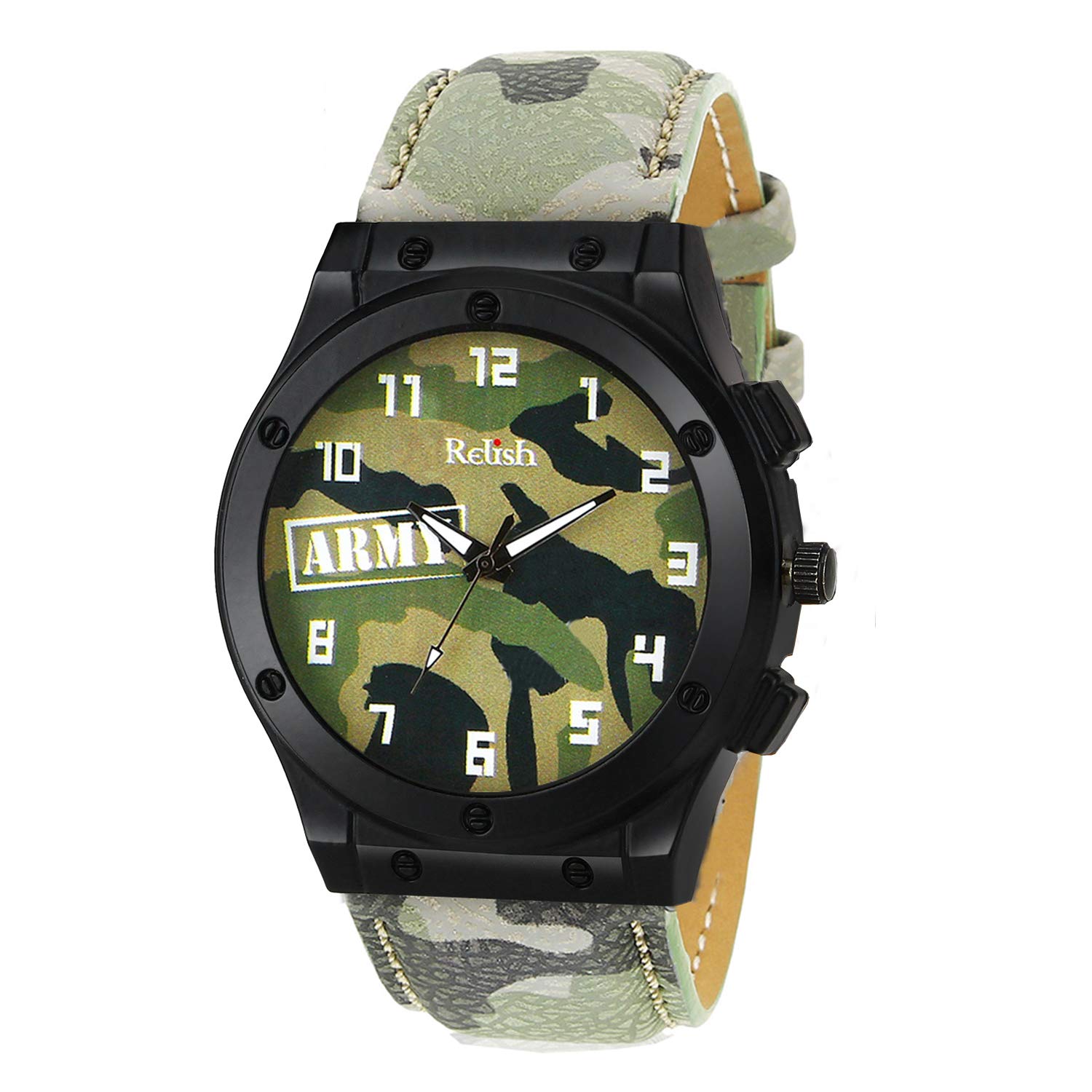 Relish Boys and Mens Analog Green Army Dial Army Wrist Watch (B086417KJY) Amazon Price History, Amazon Price Tracker