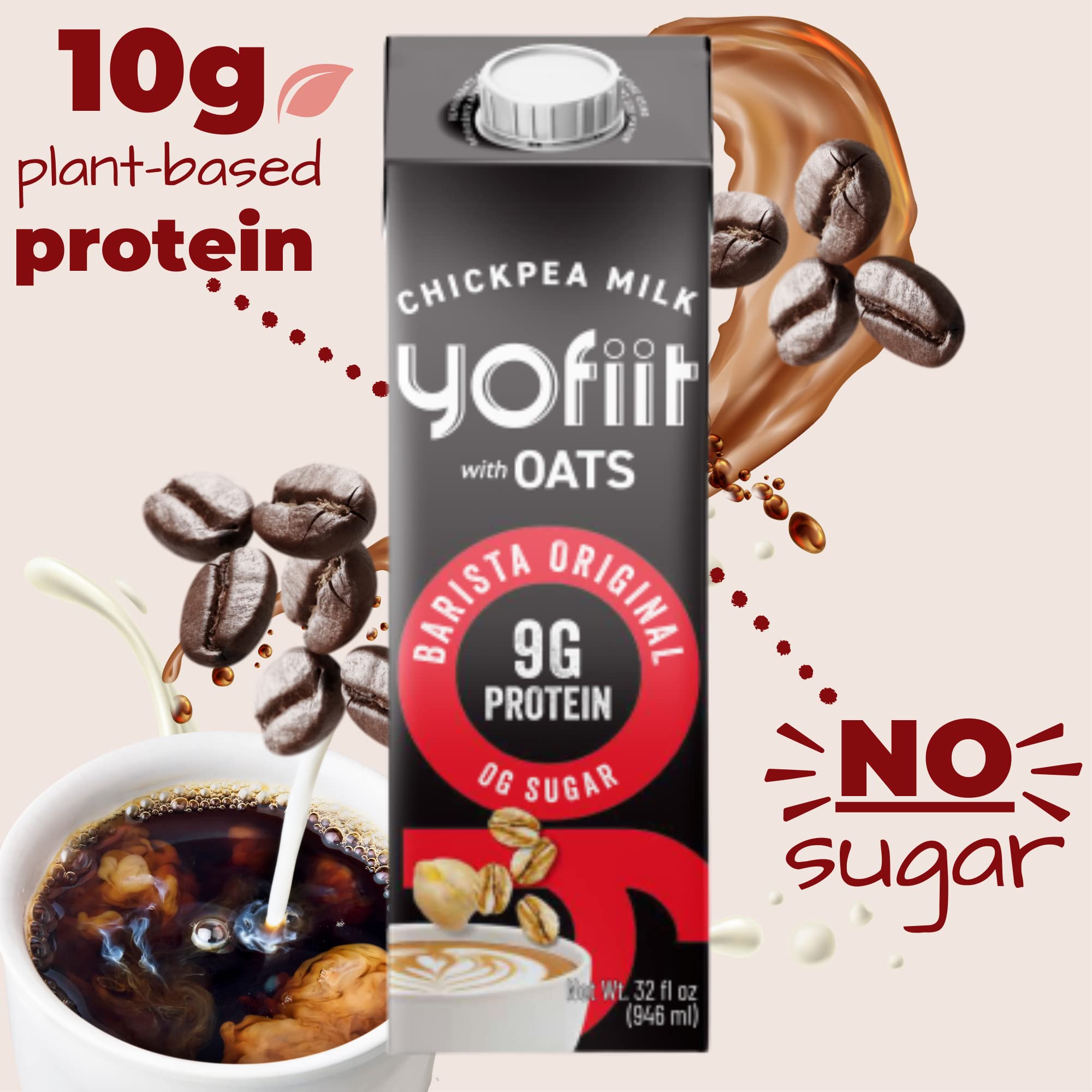 Amazon.com: Great tasting, Frothy, Zero Sugar, Yofiit Barista