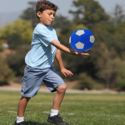 Miniatura 7 de ABAJI Balón de fútbol tamaño 3, 4, 5, material exterior de espuma, súper ligero, flexible, para práctica, entrenamiento, niños y niñas, regalo