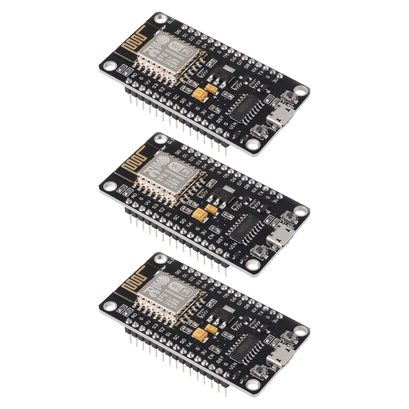 3PCS ESP8266 WiFi Development Internet Board 4M Flash Serial Wireless Module CH340 Serial WiFi WLAN Communication Module