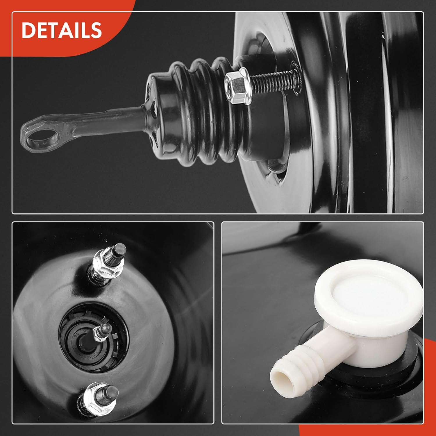 A-Premium Vacuum Power Brake Booster Compatible with Ford E-150/E-250/E-350 Econoline, E-150/E-350 Econoline Club Wagon, 1992 1993 1994 1995 1996, Without Master Cylinder