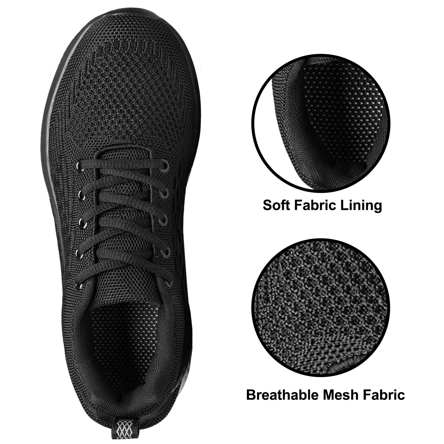 Raoendis Zapatillas deportivas para hombre, para correr, caminar, ligeras, de malla, cómodas, atléticas, fitness, tenis