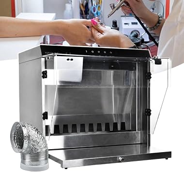 Portable Water Curtain Paint Spray Booth for Hobby Airbrush,Dual Filtration