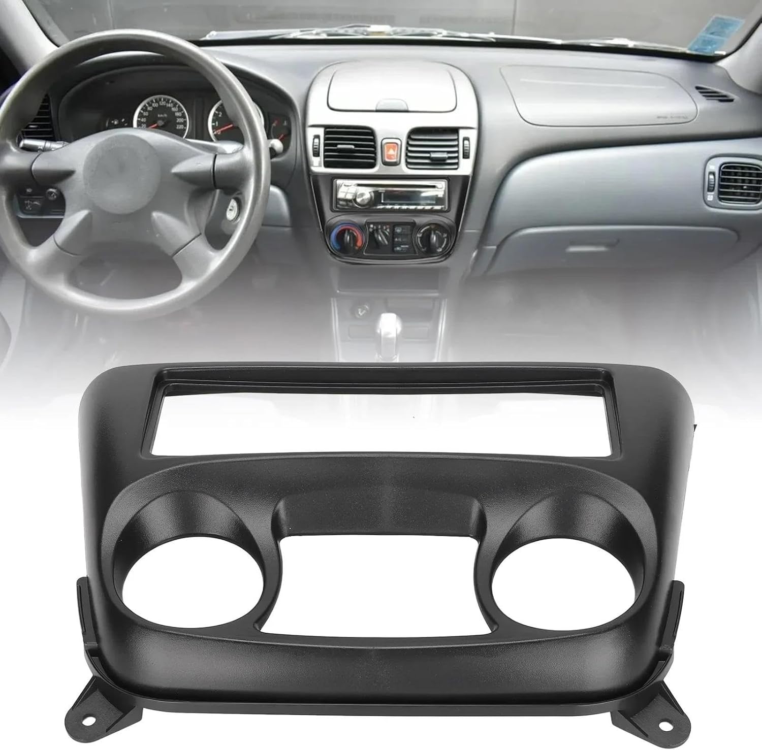 1DINカーステレオラジオフェイシア ABSナビゲーショントリム に適合する アルメーラ に適合する セントラ 2000 2001