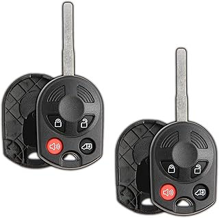 Remote Key Fob Shell 4btn Van Case High Security for Ford Transit Connect (OUCD6000022) (2-Pack)