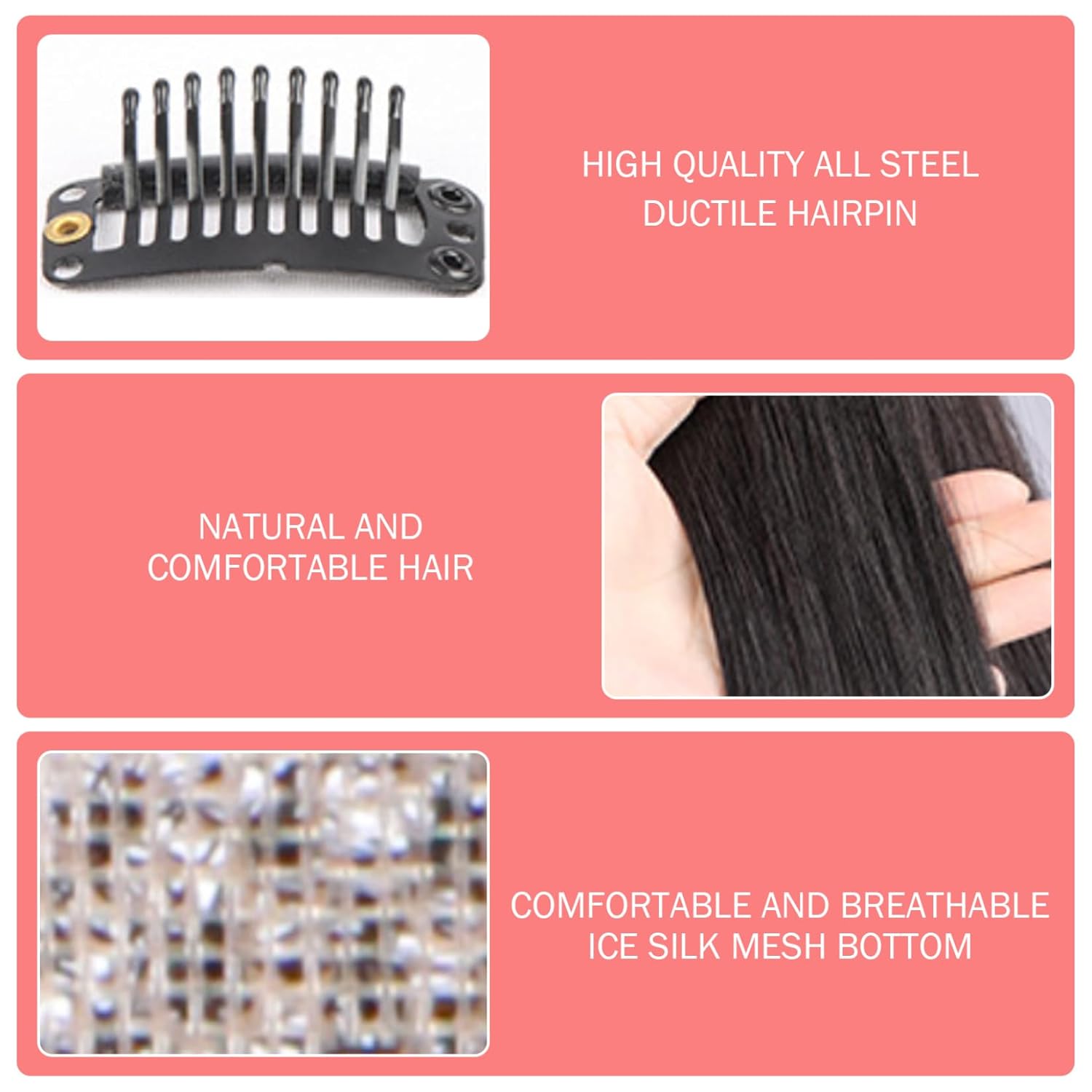 Human Hair Topper, Short Hair Topper, Real Human Wavy Curly Extensions Clip in Hairpiece for Women 10 Inch Natural Color